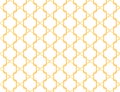 Gold color modern style abstract geometry hexagon seamless pattern