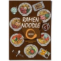 Menu ramen noodle japanese food template design