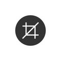 Crop tool icon for website and mobile app