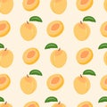 WApricot. Seamless vector pattern for design,