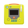 Automated external defibrillator AED icon Royalty Free Stock Photo