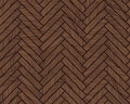 Parquet floor - decorative hand drawn seamless pattern. Royalty Free Stock Photo