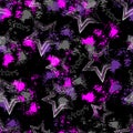 Abstract pattern for textiles. Royalty Free Stock Photo