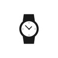 Wrist watch vector icon. Clock flat illustration for website and mobile app Royalty Free Stock Photo