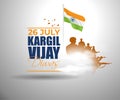 Vector Illustration for Kargil Vijay Diwas