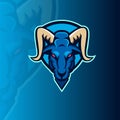 Blue Goat mascot