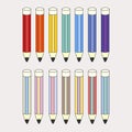 Pack of rainbow pencile Royalty Free Stock Photo
