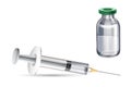 Vaccine and Bottle medical set