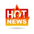 Hot important News icon
