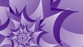 Purple four-point fractal background