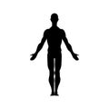 Body pain, injury icon set, anatomy silhouette. Point body design. Sore throat, headache, heartache, heartburn. Medical treatment