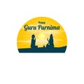 Vector Illustration for Guru Purnima