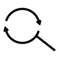 Find replace vector icon graphic design