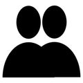 Friends icon design black design