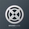 Vector graphic logo design elegant