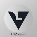 Vector graphic logo design elegant