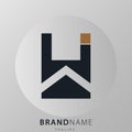 Vector graphic logo design elegant