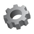 Gear setting - Isometric 3D illustration.