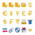 Banking & Finance - 20 icons image.