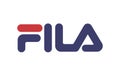 FILA Logo vector illustration on white background