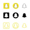 Snapchat social media icon