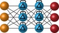 Gated Recurrent Neural Network Model Diagram Futuristic Technology Artificial I Intelligence