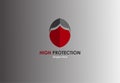 High protection, a creative Logo Brand Design Artwork