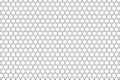 Hexagon pattern. Seamless honey combs background. Vector black and white hexagon texture