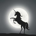 A Unicorn Under The Moonlight