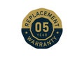 05 year replacement warranty, Replacement warranty images