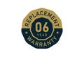 6 year replacement warranty, Replacement warranty images