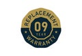 09 year replacement warranty, Replacement warranty images