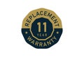 11 year replacement warranty, Replacement warranty images