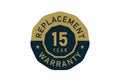 15 year replacement warranty, Replacement warranty images