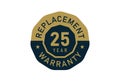 25 year replacement warranty, Replacement warranty images