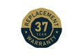 37 year replacement warranty, Replacement warranty images