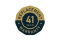 41 year replacement warranty, Replacement warranty images