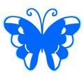 Butterfly tattoo Royalty Free Stock Photo
