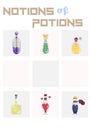 Potions Poster Royalty Free Stock Photo