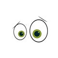 Curious eyes from green eyes series of frankenstein