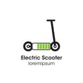 Electric Scooter logo or symbol template design