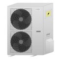 Outdoor unit of the air conditioner two-fan Royalty Free Stock Photo