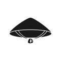 Vietnamese conical hat simple flat icon vector design