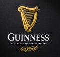 Guinness Logo on white background editorial illustrative Royalty Free Stock Photo