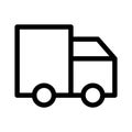 Fast delivery icon on white background