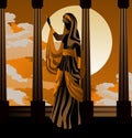 Hera juno greek mythology goddess of marriage Royalty Free Stock Photo