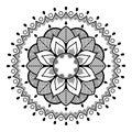 Ethnic round mandala Royalty Free Stock Photo