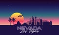 Las Vegas Nevada Skyline Landscape Royalty Free Stock Photo