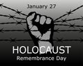 Vector illustration for Holocaust Remembrance Day