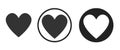 Heart icon . web icon set . Royalty Free Stock Photo
